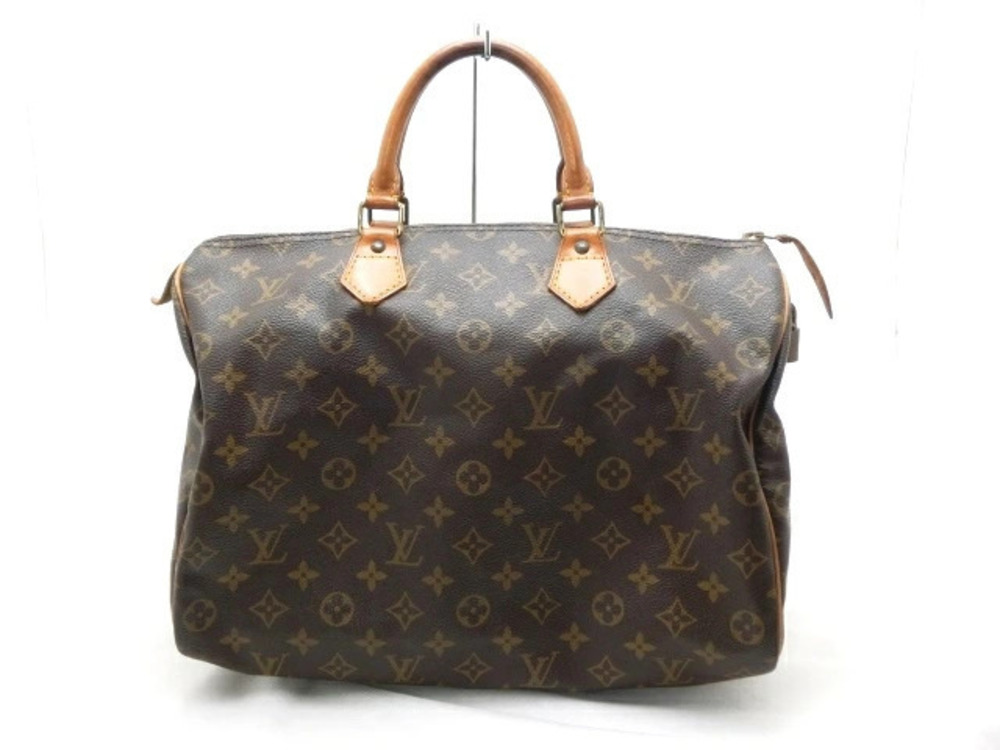 LOUIS VUITTON Monogram Speedy brown Handbag